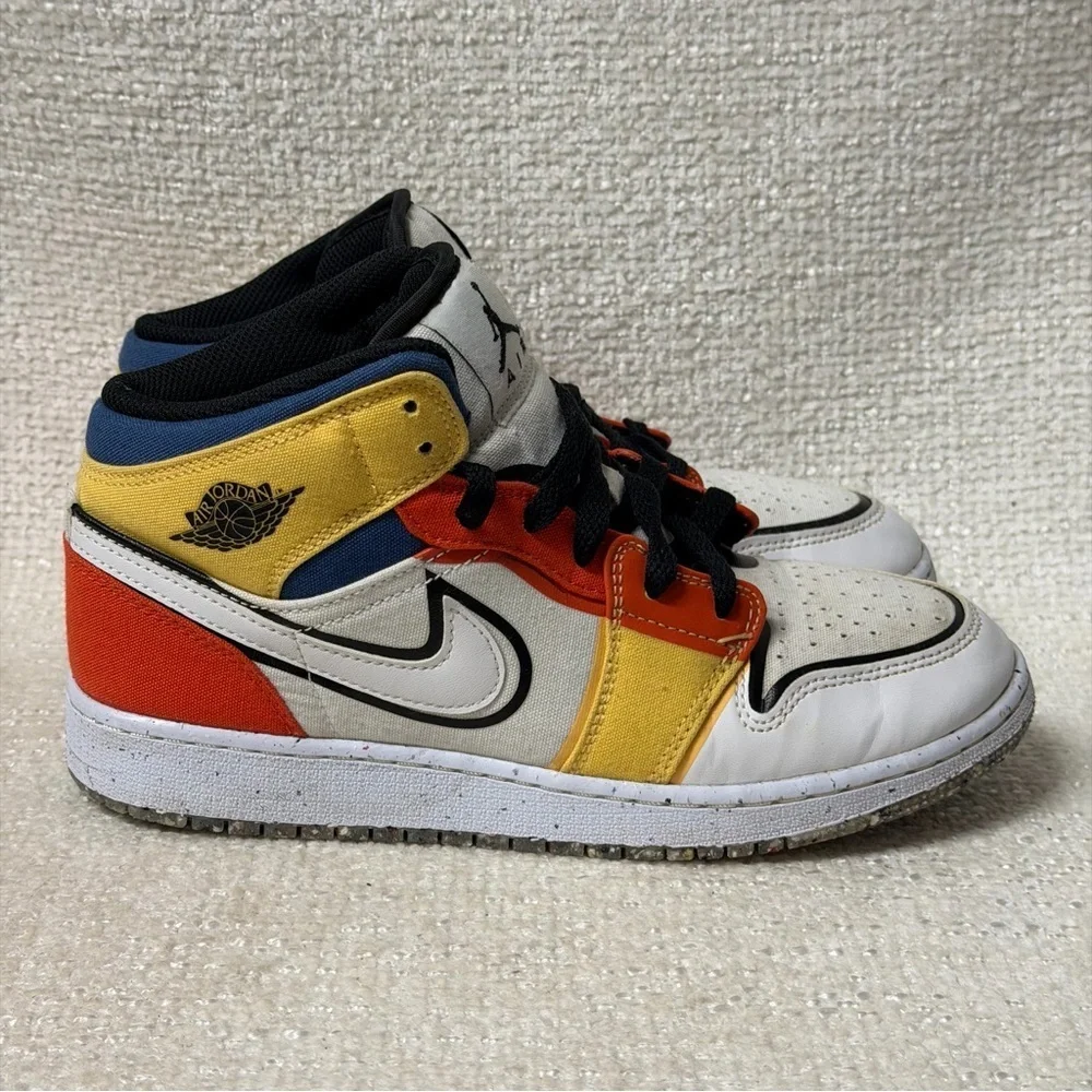 NIKE AIR JORDAN 1 MID-TOP SE (GS) BIG KID'S SHOE YOUTH'S SIZE: 6Y